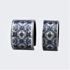Bracelet with embroidery Boryana Blue