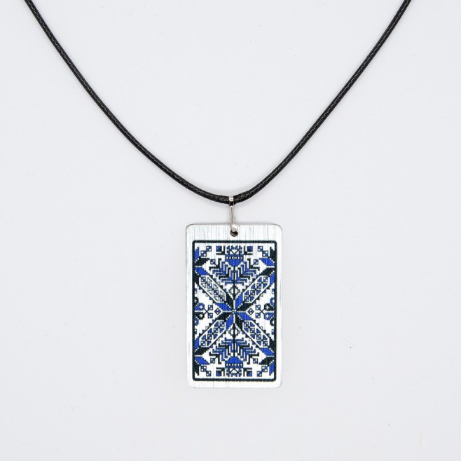 Necklace Boryana Blue with Bulgarian Motives