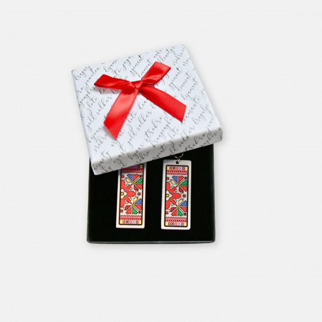 Yana Embroidered Earrings