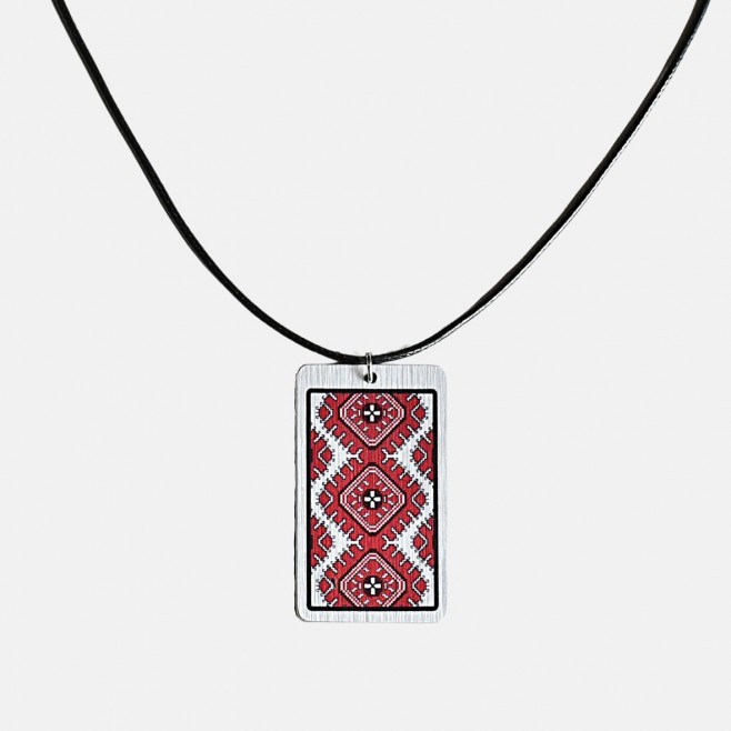 Necklace with Motif of Embroidery Galina