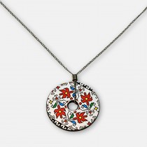 Round Necklace with Tsvetelina Embroidery