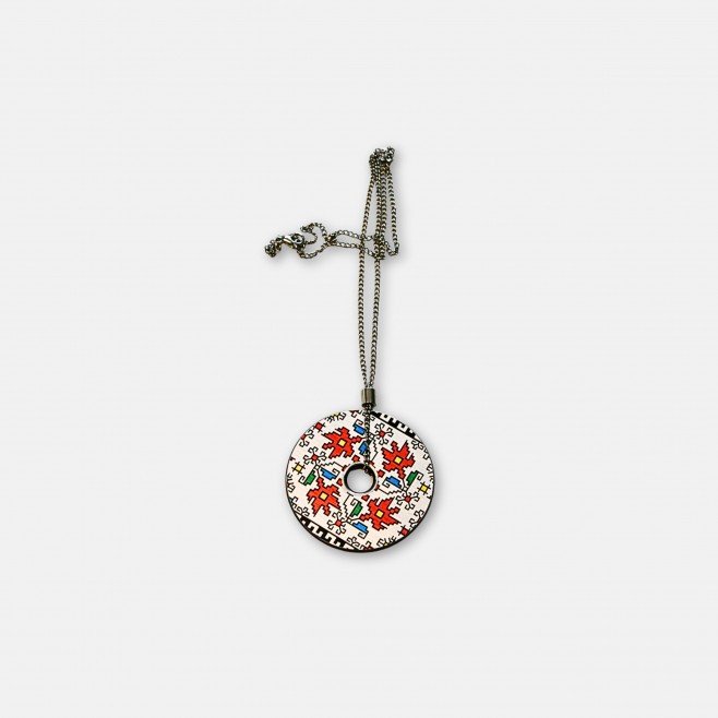Round Necklace with Tsvetelina Embroidery