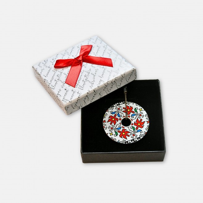 Round Necklace with Tsvetelina Embroidery