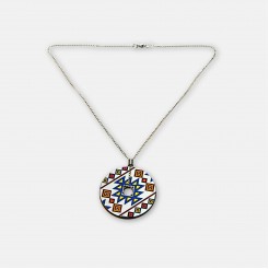 Round Necklace with Darina Embroidery