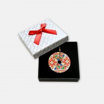 Round Necklace with Traditional Bulgarian Embroidery Yana