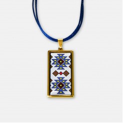 Darina Embroidered Necklace – Gold Plated