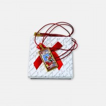 Gold-Plated Necklace with Bulgarian Embroidery Detelina