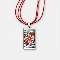 Necklace with Motif of Embroidery Cvetelina