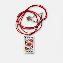 Necklace with Motif of Embroidery Cvetelina