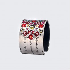 Bracelet with embroidery Rosica
