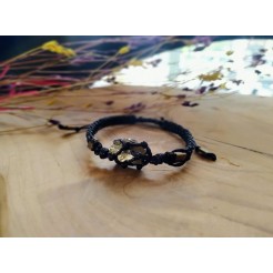Men's bracelet with Rhodope pyrite Wealth, model 1