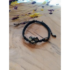 Men's bracelet with Rhodope pyrite Wealth, model 1