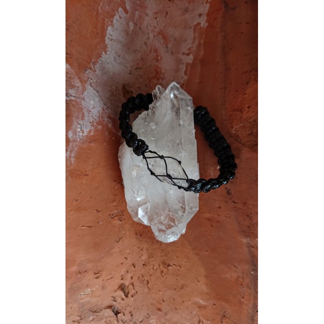 Men's Bracelet Harmony with Rhodope's Mountain Crystal