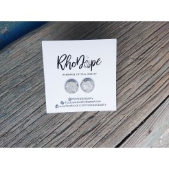 Harmony earrings with mountain crystal