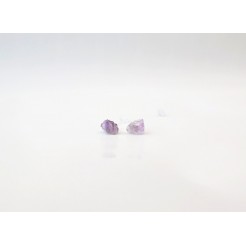 Earrings Intuition with Rhodope amethysts - model 2