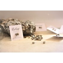Earrings Wealth with Rhodope pyrite