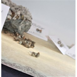 Earrings Wealth with Rhodope pyrite