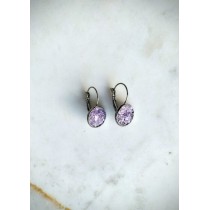 Earrings Intuition with Rhodope amethyst