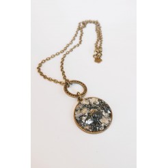 Necklace Protection with Rhodope black tourmaline - model 2