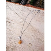 Necklace Happiness with Rhodope citrine