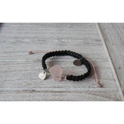  Bracelet Love with Rhodope pink quartz