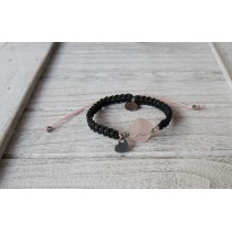 Bracelet Love with Rhodope pink quartz