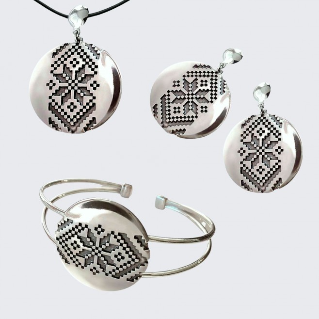 Silver Jewelry Set Albena
