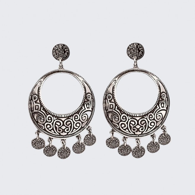 Silver Earrings Balkana