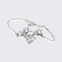 Silver bracelet Lily of the Valley