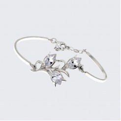 Silver bracelet Lily of the Valley
