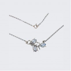 Silver necklace Lily of the Valley
