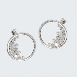 Silver Earrings Shine