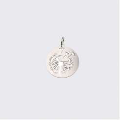 Silver Pendant Dandelion