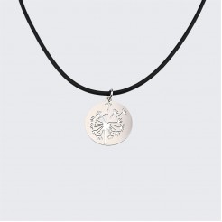 Silver Pendant Dandelion