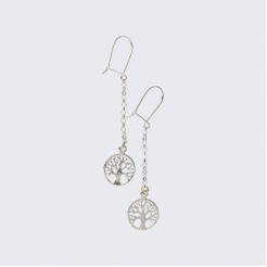 Silver Earrings The Tree of Life