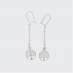 Silver Earrings The Tree of Life