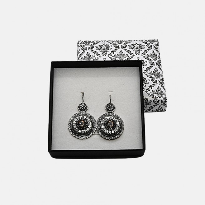 Silver earrings Aida