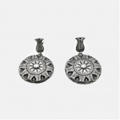 Silver earrings Fiala