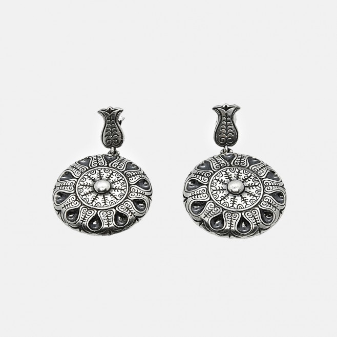 Silver earrings Fiala