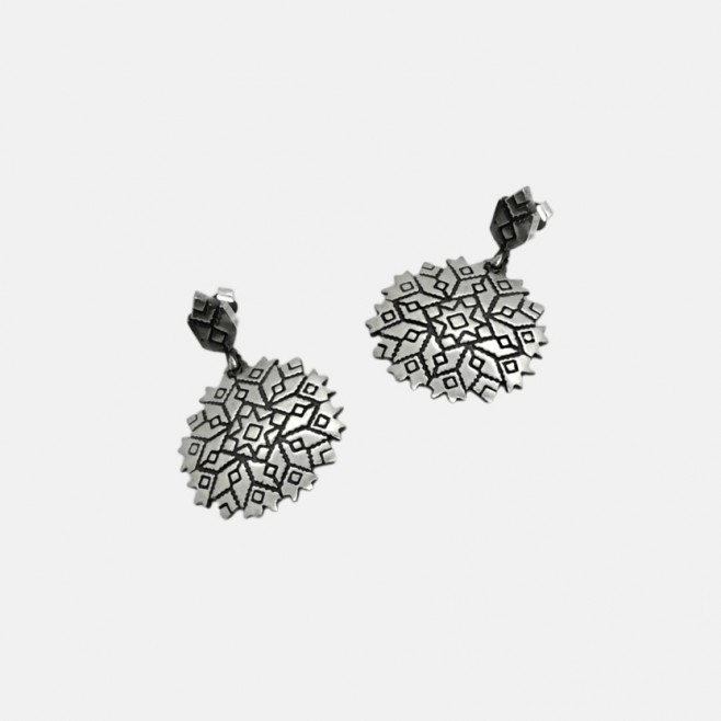 Silver earrings Catanica