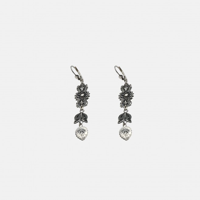 Silver earrings Antique