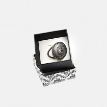 Aida silver ring