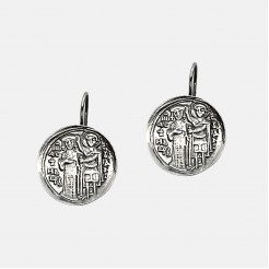 Silver earrings Tsar Ivan Asen II