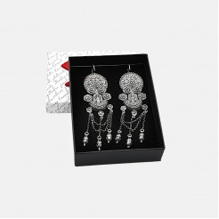 Silver earrings Thracian princess