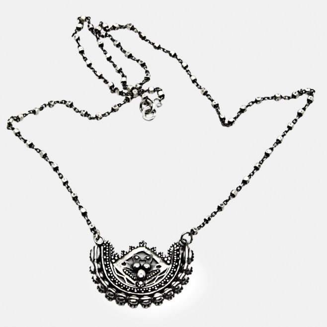 Silver necklace Birds of Happiness