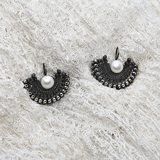 Silver earrings Ancient Jerusalem