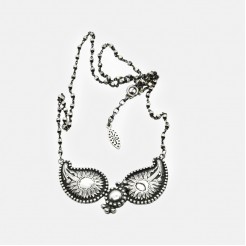 Silver Buckle Necklace