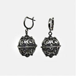 Antique silver earrings
