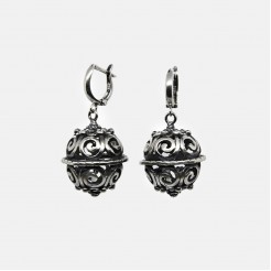 Antique silver earrings