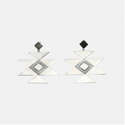 Silver earrings Kanatitsa